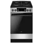 Fogão AMICA 523GEH3.33ZpTsDFA forno PIZZA, fogão a gás independente, classe de eficiência energética A