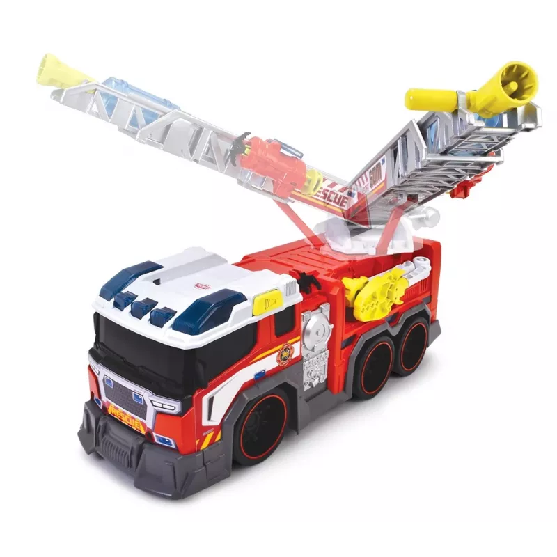Carro de brincar bombeiros Dickie modelo 203307000 — a pilhas, a partir dos 3 anos, cores: preto/azul/vermelho/branco/amarelo