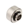 Conector para tubo rígido 14 mm da OPTIMUS, níquel escovado — conector de compressão para tubos de refrigeração rígidos de PC