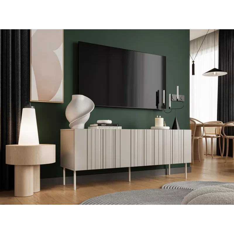 Móvel RTV Cama ISLA 150.5x40x60 caxemira mate