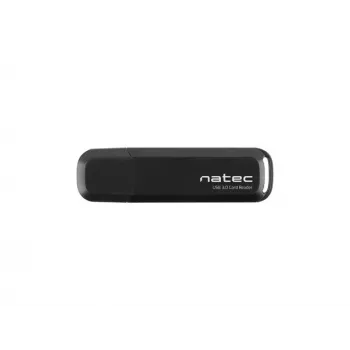 Leitor de cartões NATEC Scarab 2 USB 3.2 Gen 1 Type-A — suporte MicroSD/SD, 5000 Mbit/s, preto
