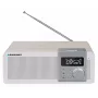 Rádio portátil BLAUPUNKT PP14BT com Bluetooth, MP3, MicroSD, USB e despertador — 6 W, pilha/fonte de alimentação, 230×118×90 mm