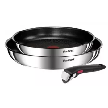 Tefal Ingenio Emotion L897S374 conjunto de 3 frigideiras, 24/28 cm com cabo removível