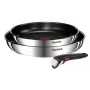 Tefal Ingenio Emotion L897S374 conjunto de 3 frigideiras, 24/28 cm com cabo removível