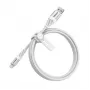Cabo USB-A para Lightning OTTERBOX 1 m — Cloud White, ficha USB-A para ficha Lightning