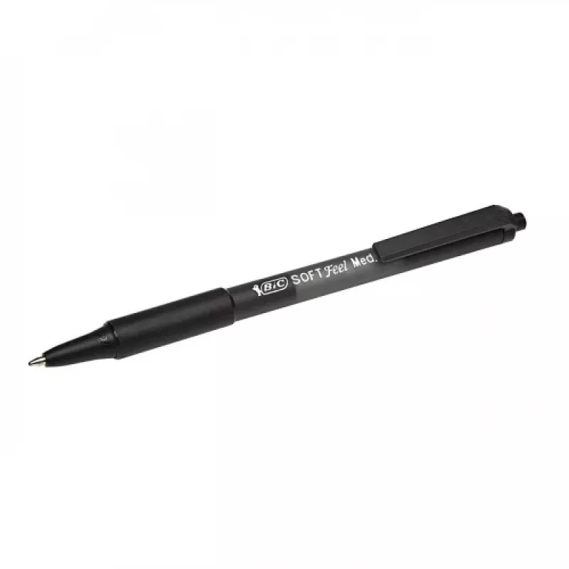 Esferográfica BIC SOFTFEEL CLIC 1,0 mm, preta, 1 unid. 914360