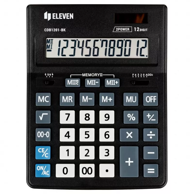 Calculadora de escritório Eleven CDB1201-BK (EU)
