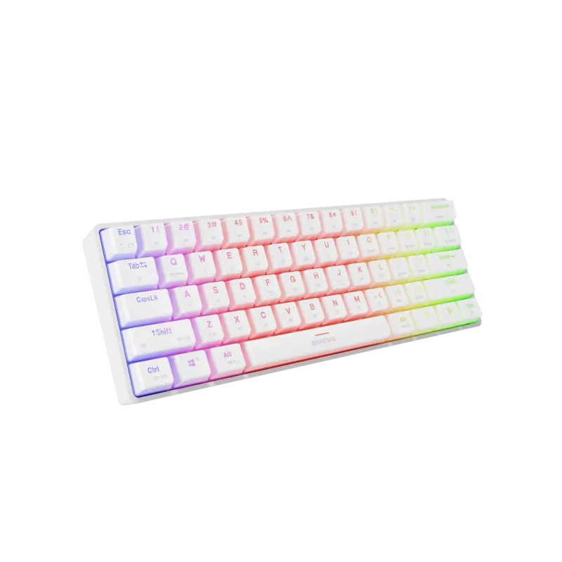 Teclado gaming genesis THOR 660 G2 — modo sem fios (2,4 GHz, Bluetooth) e com fios