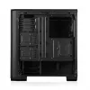 Caixa de PC MODECOM Oberon Pro Midi Tower — preto, suporta ATX/microATX/ITX, 7 slots de expansão, GPU até 395 mm, 5 baías HDD/3 SSD