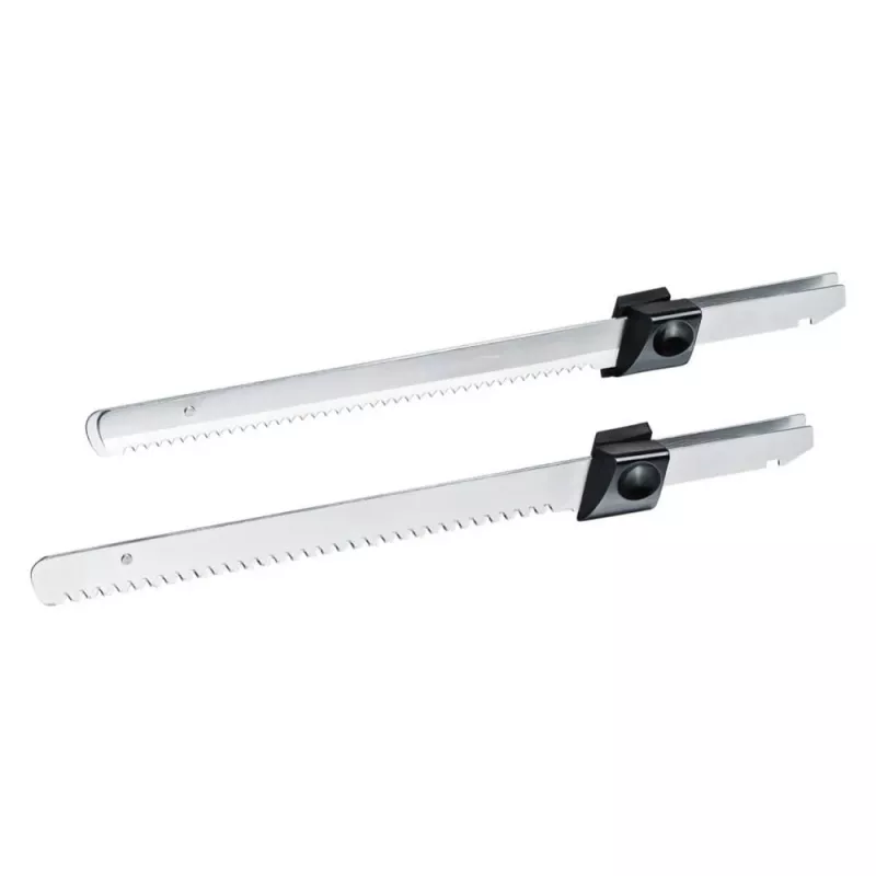 Faca elétrica Rommelsbacher EM 150 120 W – lâminas em aço inoxidável, comprimento útil da lâmina 15 cm, preta