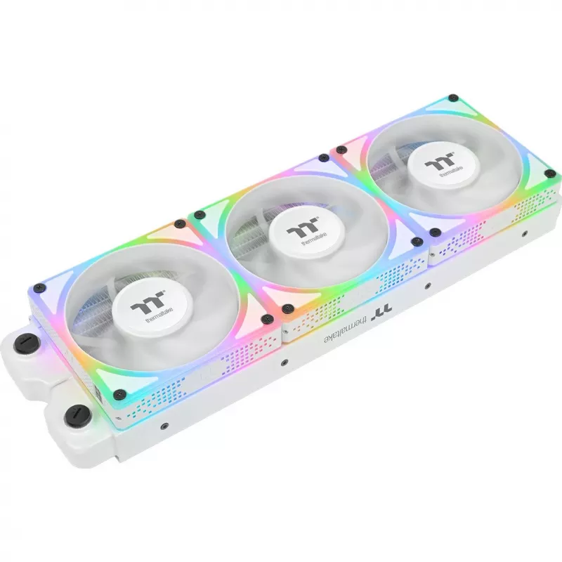 Pack de ventoinhas THERMALTAKE TOUGHFAN EX 140 ARGB Sync White — 140 mm, pack de 3