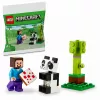 LEGO Minecraft Steve e Panda Bebé 30672 Saco de plástico