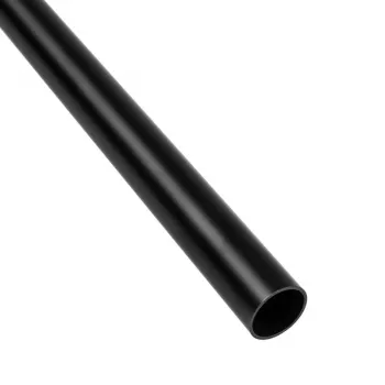 Tubo rígido 14 mm DE, 500 mm — BitsPower Bitspower None Chamfer Latão, preto carvão