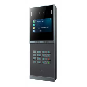 Videoporteiro Fanvil i66 2 MP 10,2 cm 4 polegadas preto cinzento