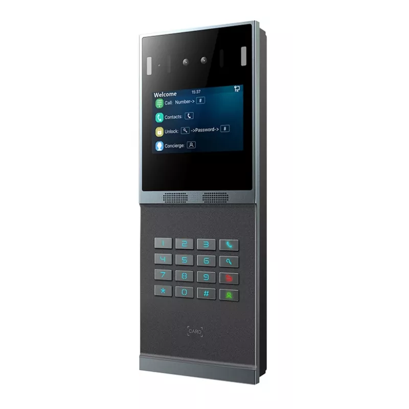 Videoporteiro Fanvil i66 2 MP 10,2 cm 4 polegadas preto cinzento