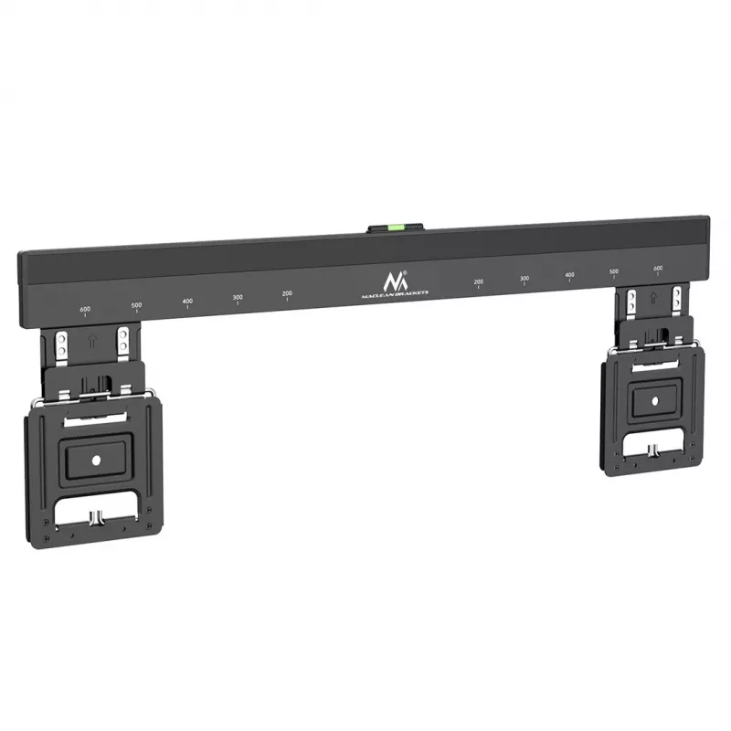 Suporte de parede para TV ultra-fino Maclean MC-481 para televisores planos e curvos de 37-80 polegadas, máx. 75 kg, VESA 600x400, suporte de TV universal