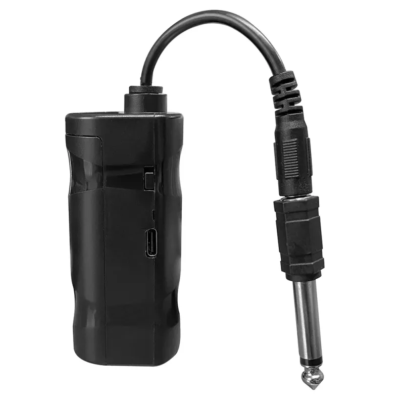 Microfone de karaoke MEDIA-TECH MT398 sem fios, USB-C, a pilhas, alcance de 20 m, preto