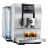 Máquina de café expresso automática JURA Z10 (EB) — depósito de água de 2,4 L, moinho integrado, 1450 W, alumínio/branco