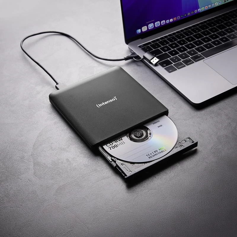 Intenso EOD 500BD Slim gravador Blu-ray externo, USB 3.2 Gen 1, preto