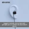Headset Sony IER-EX15C Com fios In-Ear Chamadas/Música USB Type-C Rosa