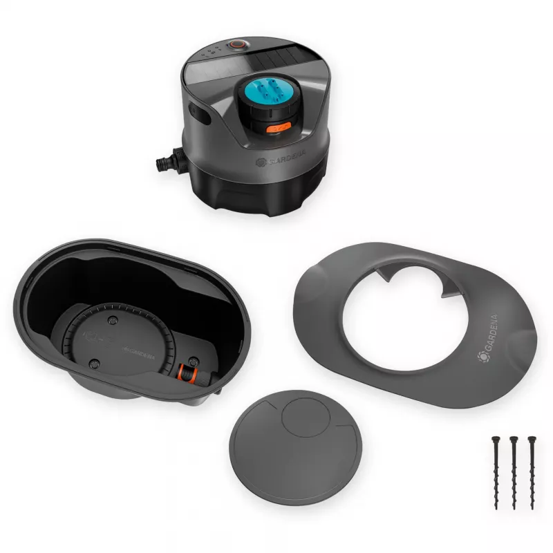 Aspersor circular Gardena AquaPrecise Preto Verde 1 unid.