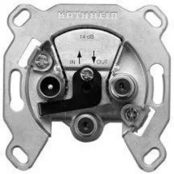 Tomada de antena Kathrein ESD 32 prateada