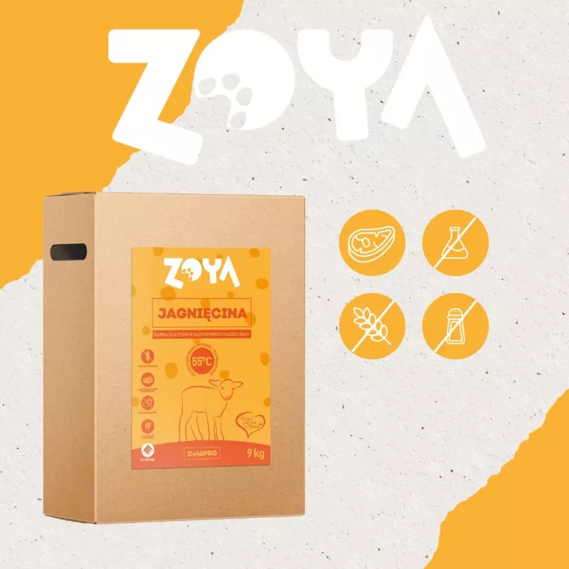 ZOYA ColdPRO ração seca para cães, cordeiro, 9 kg