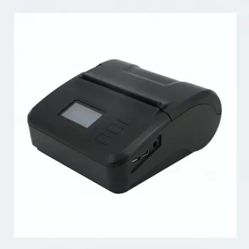 Impressora de recibos térmica portátil ALLNET ALL-PM01 — USB, RS232, Bluetooth, 80 mm, preto