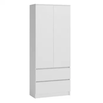 Roupeiro Top E Shop SZAFA MALWA B 5 prateleiras 2 portas de abrir branco 900×500×1800 mm