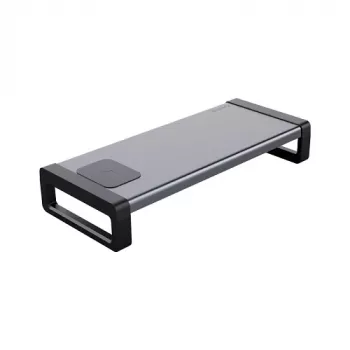 Suporte para monitor ORICO HS081812 com carregador sem fios Qi de 15W, elevação de secretária para ecrãs e portátil