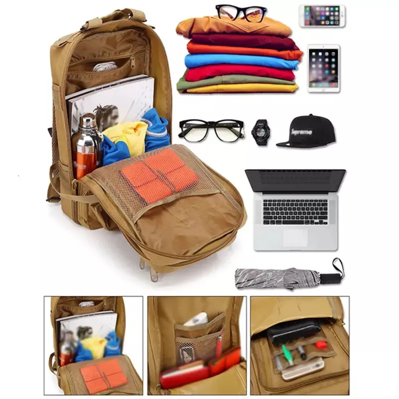 Mochila tática militar Extralink 30L - saco de viagem militar