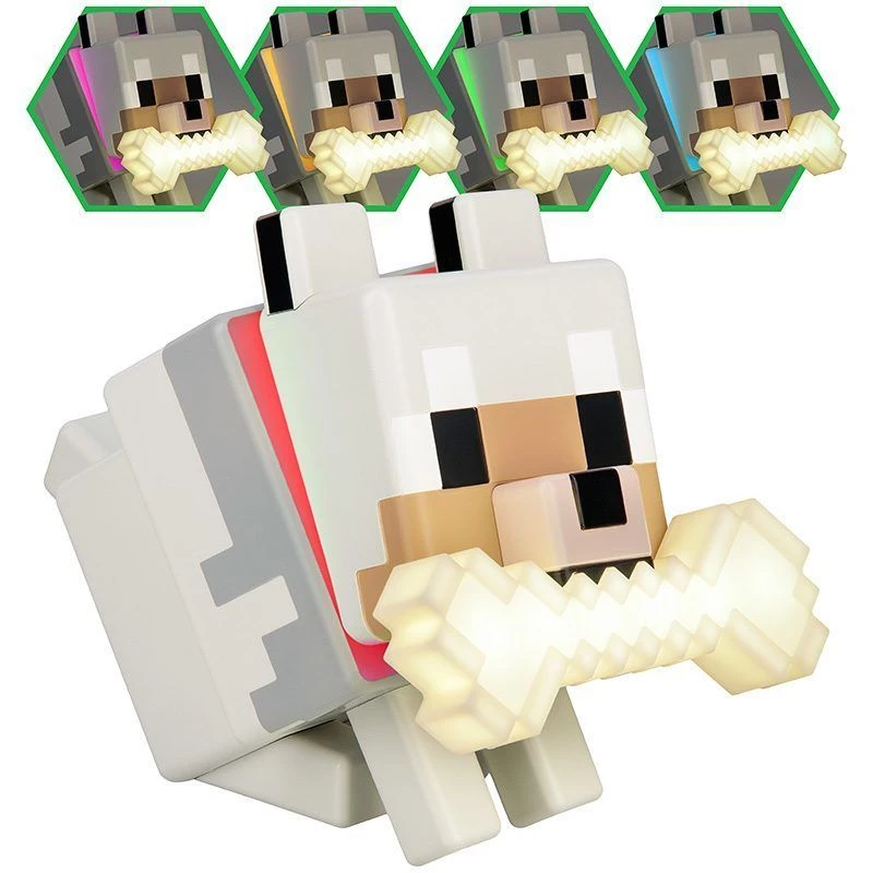 Luz Paladone Minecraft Wolf GloBuddies