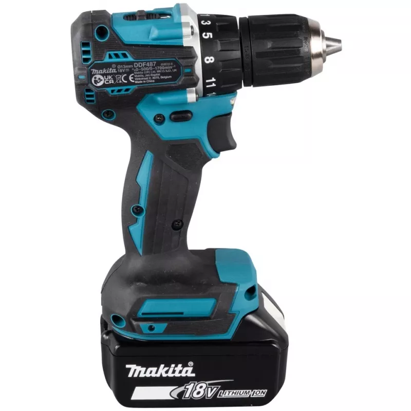 Berbequim Makita DDF487Z 1700 U/min 940 g turquesa