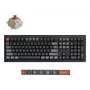 Teclado mecânico Full-Size (100%) Keychron V6 Ultra 8K — QWERTY, Bluetooth, RGB LED, preto