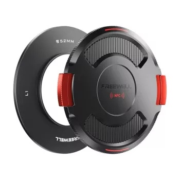 Anel de base para objetiva Freewell FW-L1-BL52 52 mm com tampa para Real Locking VND
