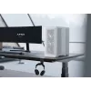 Caixa de PC APNX Midi Tower C1-R-WT-v1 — branca, compatível com ATX/Micro-ATX/Mini-ITX, 3 ventoinhas frontais de 120 mm pré-instaladas, 3 baías de 3,5