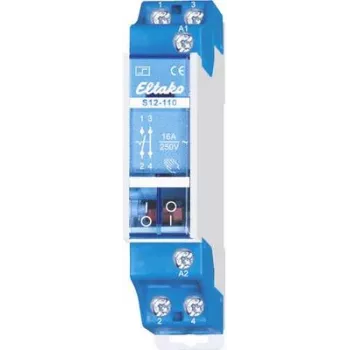 Eltako S12-110-12V interruptor de impulso DC, 1 NA + 1 NF, 16 A