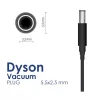 Carregador Akyga AK-PD-06 para aspirador Dyson V6 / V7 / V8, 26,1 V / 0,78 A, 20 W, 1,8 m