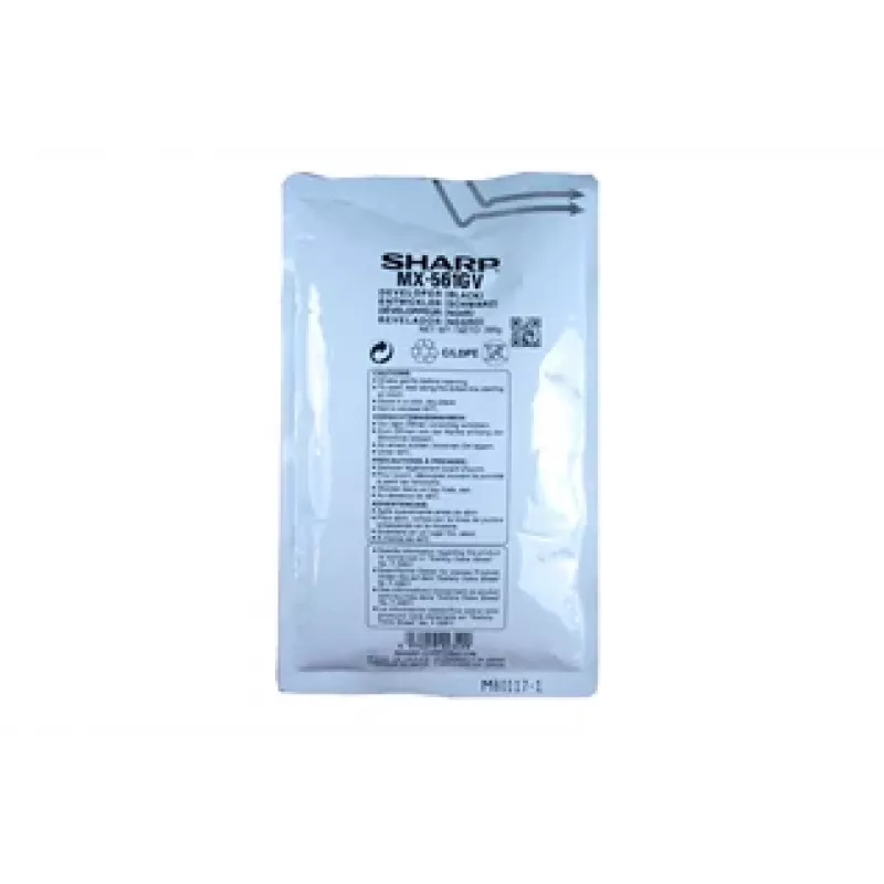 Sharp MX-561GV - Kit de revelador preto - para série MX-M: 464 N, 464, 465, 465 N, 565 N, 565, 365, 365 N, 364, 364 N, 564, 564 N