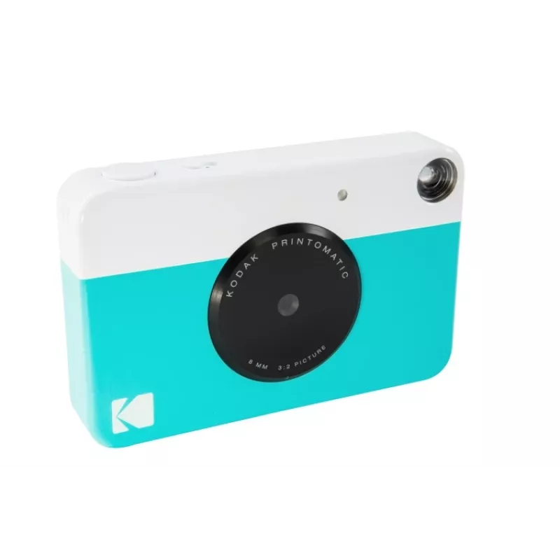 Máquina fotográfica instantânea Kodak PRINTOMATIC, 2x3'', Azul