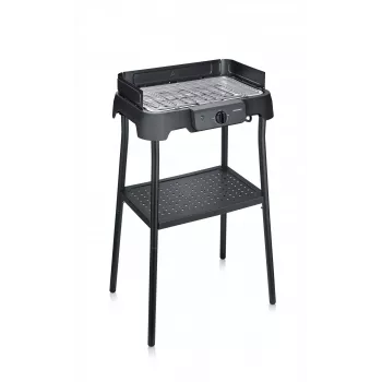 Grelhador elétrico de mesa SEVERIN PG 8594 — 2000 W, grelha retangular, preto