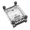 Bloco de água Brimarex BARROWCH LTYK3A-04 V2 para socket AMD AM4/AM5, acrílico, preto
