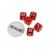 Extralink conjunto de póquer DO Premium 300 fichas 2 baralhos e estojo de dados