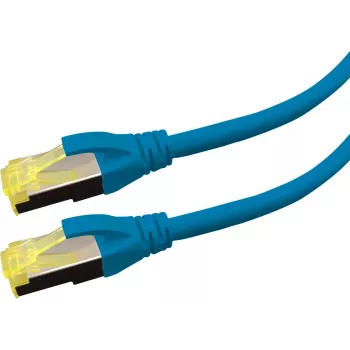 LOGON PROFESSIONAL CABO DE PATCH CAT6A S/FTP PREMIUM LSOH - 0,5M AZUL - Cabo - Rede (APR6A005B)