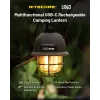 Lanterna de campismo alimentada por USB Nitecore LR40 100 lm verde-azeitona