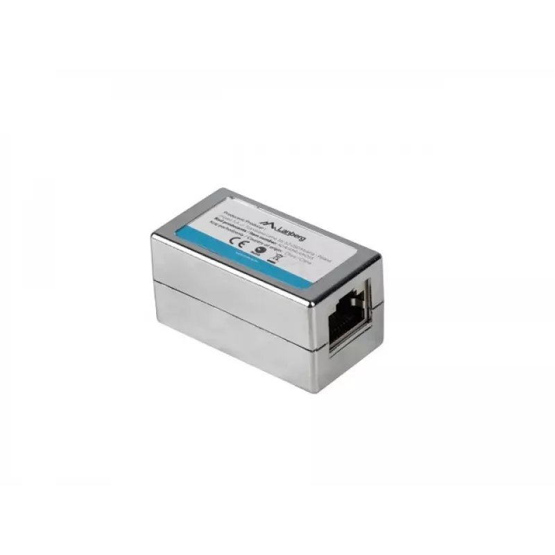Adaptador de acoplamento de cabos Lanberg AD-RJ45-RJ45-OS6 RJ-45 prateado