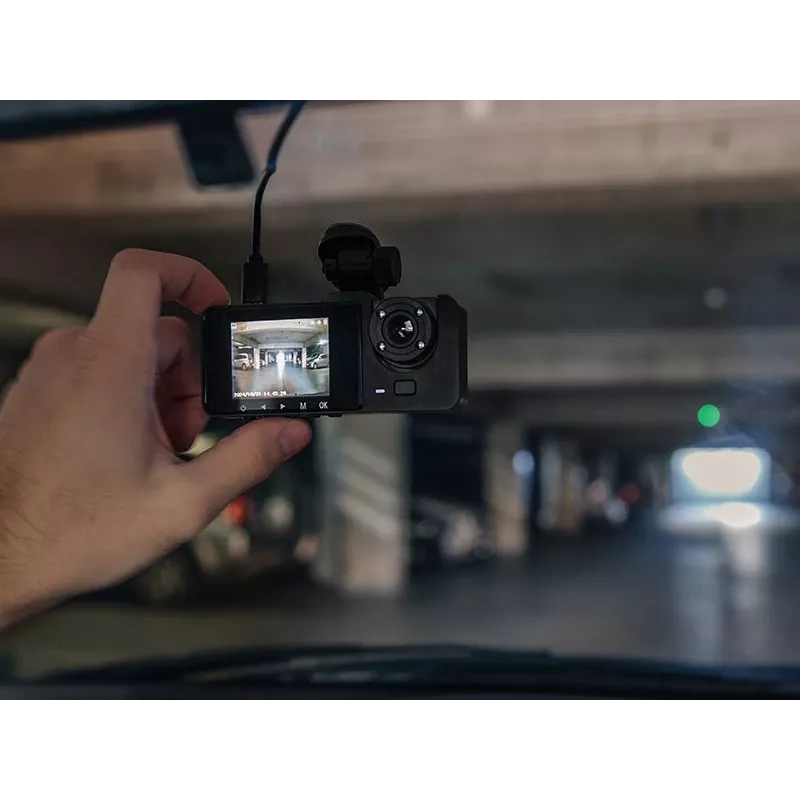 Tracer Halo 360 Dual TRAKAM47568 dashcam para automóvel, Full HD, ecrã de 3 polegadas