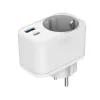 carregador USB universal 20W branco/2P AC TA-ACPDQC20-01-W GEMBIRD