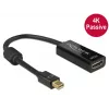 Adaptador de cabo de vídeo DeLOCK 62613 Mini DisplayPort para HDMI