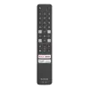 Comando à distância universal SAVIO RC-15 para TCL SMART TV, IR sem fios, preto, alcance 10 m